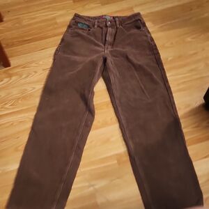 Empyre Men's Dark Brown Corduroy Pants